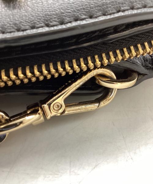 MICHAEL KORS（マイケルコース）MICHAEL KORS (マイケルコース) ELLIS LG SATCHEL LEATHER / エリスLGサッチェルレザー / 35H7GE0S3L ブラックの古着・服飾アイテム