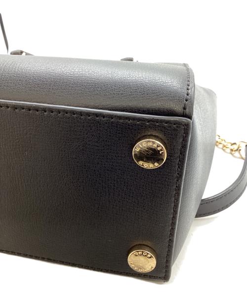 MICHAEL KORS（マイケルコース）MICHAEL KORS (マイケルコース) ELLIS LG SATCHEL LEATHER / エリスLGサッチェルレザー / 35H7GE0S3L ブラックの古着・服飾アイテム