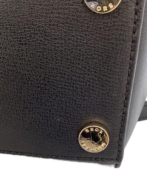 MICHAEL KORS（マイケルコース）MICHAEL KORS (マイケルコース) ELLIS LG SATCHEL LEATHER / エリスLGサッチェルレザー / 35H7GE0S3L ブラックの古着・服飾アイテム