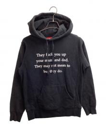 SUPREME（シュプリーム）の古着「They Fuck You Up Hooded Sweatshirt　/　16FW」｜ブラック