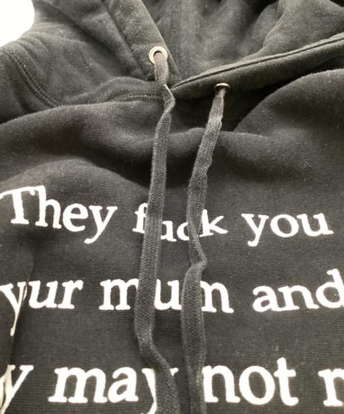 SUPREME（シュプリーム）SUPREME (シュプリーム) They Fuck You Up Hooded Sweatshirt　/　16FW ブラック サイズ:Sの古着・服飾アイテム