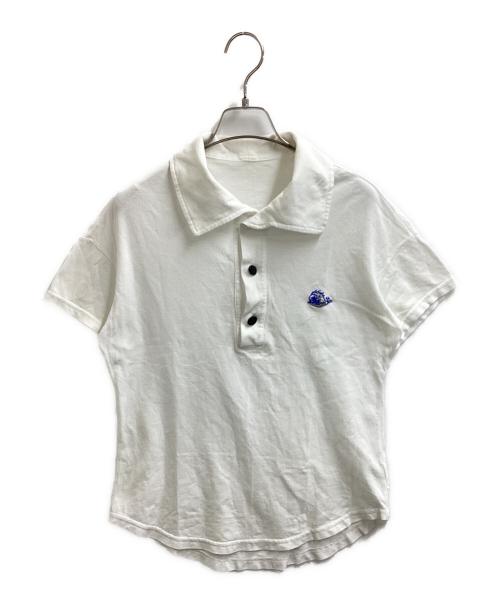 Vivienne Westwood ocean（ヴィヴィアンウエストウッドオーシャン）Vivienne Westwood OCEAN (ヴィヴィアンウエストウッドオーシャン) オーブロゴ刺繍ポロシャツ / 355-36525 ホワイト サイズ:Mの古着・服飾アイテム