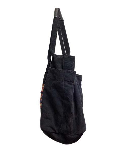 POLO JEANS（ポロジーンズ）POLO JEANS (ポロジーンズ) 星条旗デニムトートバッグ / RALPH LAUREN インディゴ×ブラックの古着・服飾アイテム