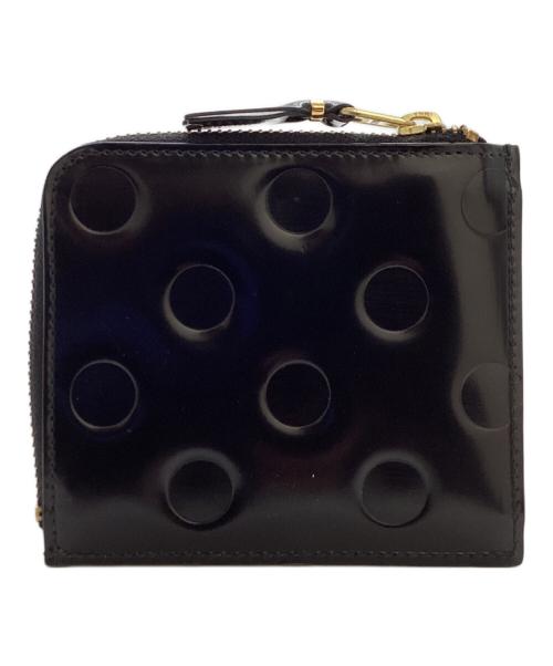 COMME des GARCONS（コムデギャルソン）COMME des GARCONS (コムデギャルソン) POLKA DOTS EMBOSSED コインケース ブラックの古着・服飾アイテム