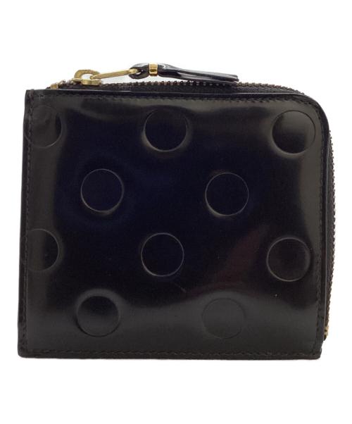 COMME des GARCONS（コムデギャルソン）COMME des GARCONS (コムデギャルソン) POLKA DOTS EMBOSSED コインケース ブラックの古着・服飾アイテム