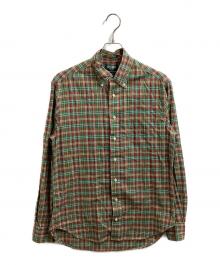 GITMAN BROS VINTAGE×UNITED ARROWS（ギットマン ブラザーズ ヴィンテージ×ユナイテッドアローズ）の古着「チェックシャツ」｜グリーン