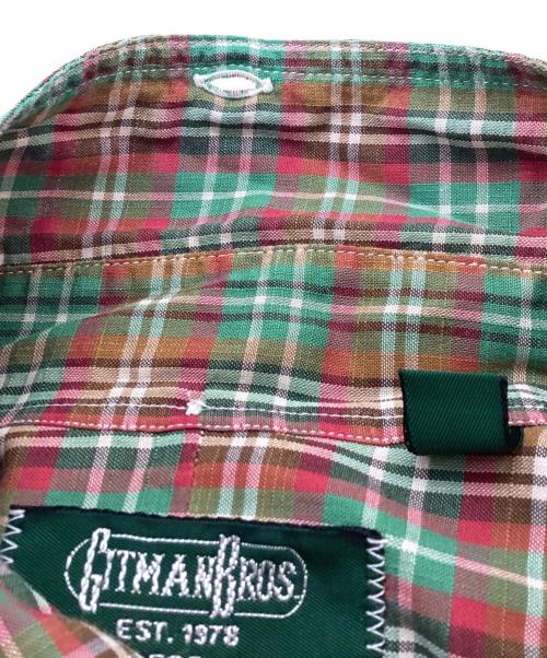 GITMAN BROS VINTAGE（ギットマン ブラザーズ ヴィンテージ）GITMAN BROS VINTAGE (ギットマン ブラザーズ ヴィンテージ) UNITED ARROWS (ユナイテッドアローズ) チェックシャツ グリーン サイズ:15　1/2の古着・服飾アイテム