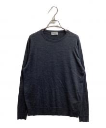 JOHN SMEDLEY（ジョンスメドレー）の古着「メリノウールニット」｜グレー