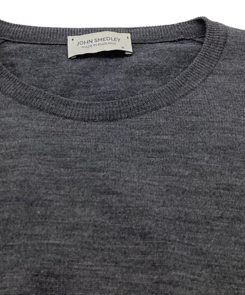 JOHN SMEDLEY（ジョンスメドレー）JOHN SMEDLEY (ジョンスメドレー) メリノウールニット グレー サイズ:Ｍの古着・服飾アイテム