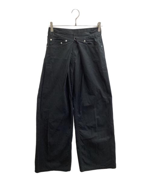 JOHN LAWRENCE SULLIVAN（ジョン ローレンス サリバン）JOHN LAWRENCE SULLIVAN (ジョン ローレンス サリバン) タックパンツ / 2C023-0219-55 ブラック サイズ:Sの古着・服飾アイテム
