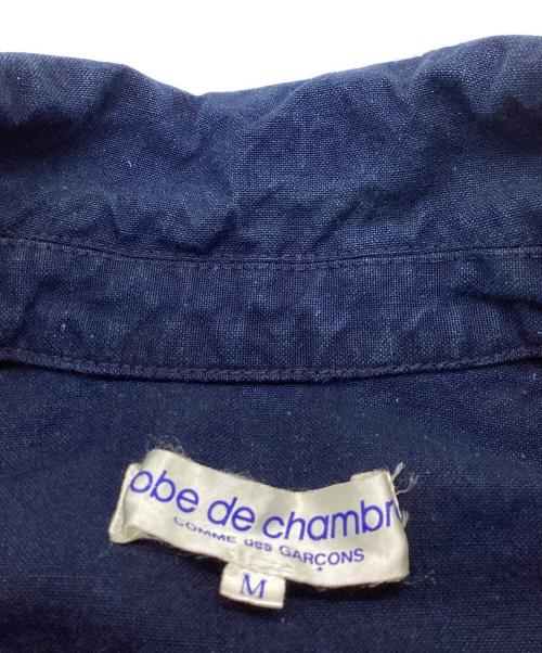 ROBE DE CHAMBRE COMME DES GARCONS（ローブドシャンブル コムデギャルソン）ROBE DE CHAMBRE COMME DES GARCONS (ローブドシャンブル コムデギャルソン) コットンジャケット ネイビー サイズ:Mの古着・服飾アイテム