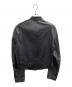 EMPORIO ARMANI (エンポリオアルマーニ) 90's～00's シングル ラムレザー ジャケット ブラック サイズ:48：14000円