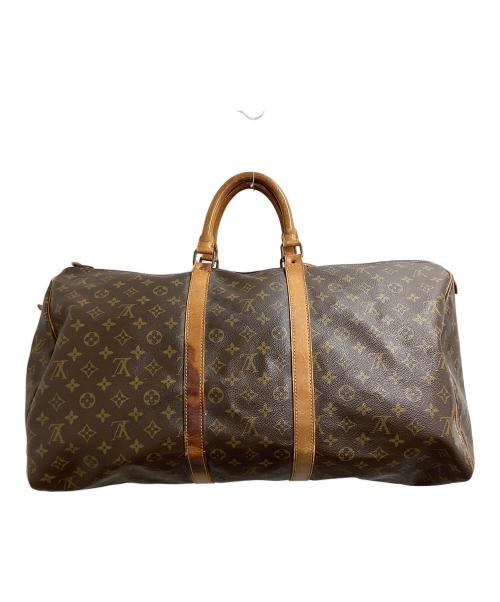 LOUIS VUITTON（ルイ ヴィトン）LOUIS VUITTON (ルイ ヴィトン) キーポル55 トラベルバッグ 	旧型 M41424 ブラウンの古着・服飾アイテム