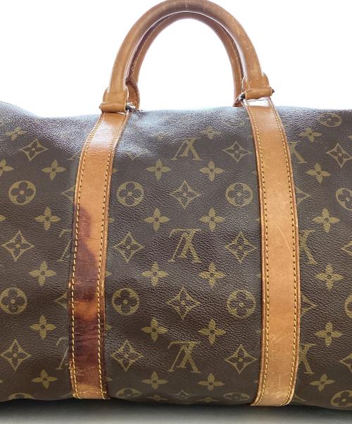 LOUIS VUITTON（ルイ ヴィトン）LOUIS VUITTON (ルイ ヴィトン) キーポル55 トラベルバッグ 	旧型 M41424 ブラウンの古着・服飾アイテム