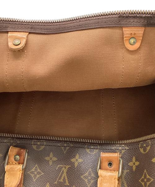 LOUIS VUITTON（ルイ ヴィトン）LOUIS VUITTON (ルイ ヴィトン) キーポル55 トラベルバッグ 	旧型 M41424 ブラウンの古着・服飾アイテム