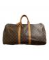 LOUIS VUITTON（ルイ ヴィトン）の古着「キーポル55 トラベルバッグ 	旧型 M41424」｜ブラウン