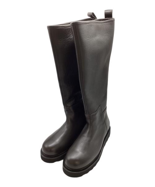 Caminando（カミナンド）CAMINANDO (カミナンド) RIDING LONG BOOTS　/　21122W ブラウン サイズ:8の古着・服飾アイテム