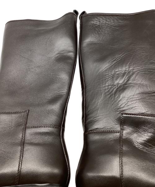 Caminando（カミナンド）CAMINANDO (カミナンド) RIDING LONG BOOTS　/　21122W ブラウン サイズ:8の古着・服飾アイテム