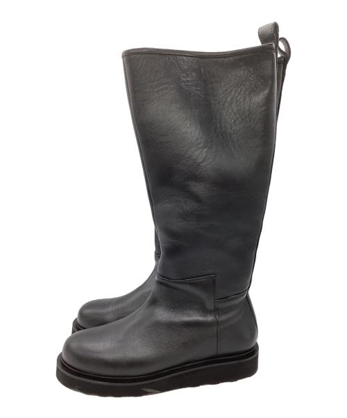 Caminando（カミナンド）Caminando (カミナンド) RIDING LONG BOOTS　/　21122W ブラック サイズ:8の古着・服飾アイテム