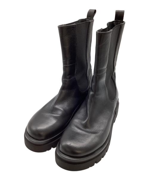 Carmens（カルメンズ）carmens (カルメンズ) サイドゴアブーツ ブラック サイズ:37の古着・服飾アイテム