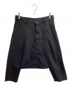 BLACK COMME des GARCONSブラックコムデギャルソン）の古着「サルエルパンツ/AD2015」｜ブラック