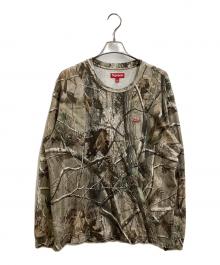 SUPREME（シュプリーム）の古着「Small Box L/S Tee Camo / スモール ボックス ロングスリーブ Tシャツ  /  25FW」｜オリーブ