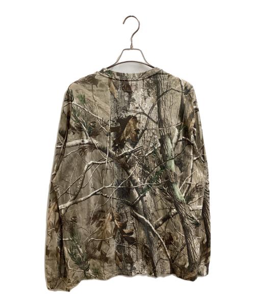 SUPREME（シュプリーム）Supreme  (シュプリーム) Small Box L/S Tee Camo / スモール ボックス ロングスリーブ Tシャツ  /  25FW オリーブ サイズ:Lの古着・服飾アイテム