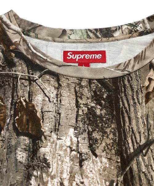 SUPREME（シュプリーム）Supreme  (シュプリーム) Small Box L/S Tee Camo / スモール ボックス ロングスリーブ Tシャツ  /  25FW オリーブ サイズ:Lの古着・服飾アイテム