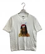 Hysteric Glamour×SKOLOCTヒステリックグラマー×スコロクト）の古着「プリントTシャツ」｜ホワイト