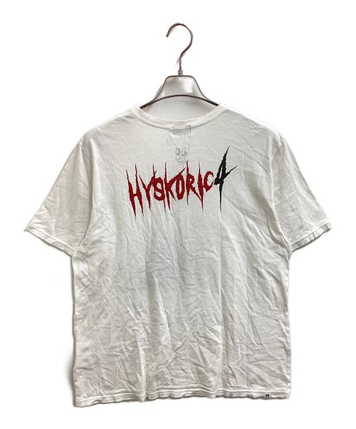 Hysteric Glamour（ヒステリックグラマー）Hysteric Glamour (ヒステリックグラマー) SKOLOCT (スコロクト) プリントTシャツ ホワイト サイズ:Lの古着・服飾アイテム