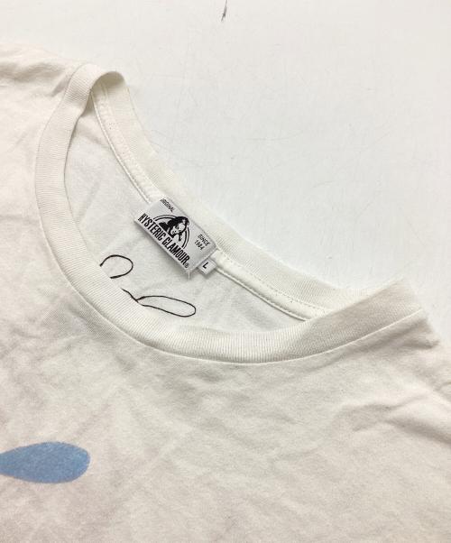 Hysteric Glamour（ヒステリックグラマー）Hysteric Glamour (ヒステリックグラマー) SKOLOCT (スコロクト) プリントTシャツ ホワイト サイズ:Lの古着・服飾アイテム