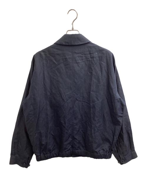 dunhill（ダンヒル）dunhill (ダンヒル) シルクリネンブルゾン/イタリア製 ネイビー サイズ:XLの古着・服飾アイテム