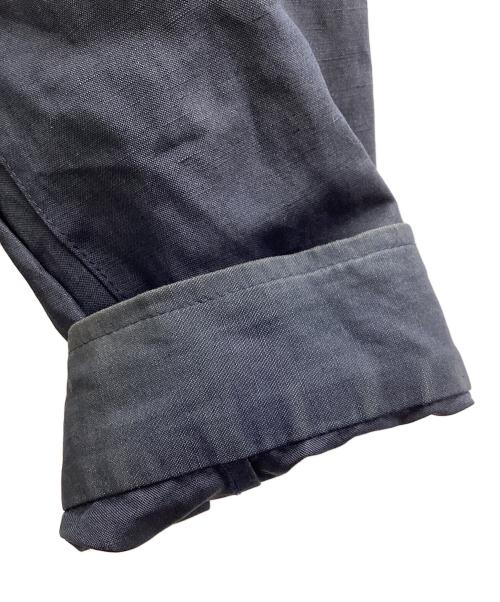 dunhill（ダンヒル）dunhill (ダンヒル) シルクリネンブルゾン/イタリア製 ネイビー サイズ:XLの古着・服飾アイテム
