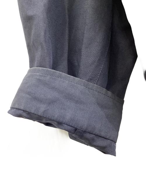 dunhill（ダンヒル）dunhill (ダンヒル) シルクリネンブルゾン/イタリア製 ネイビー サイズ:XLの古着・服飾アイテム