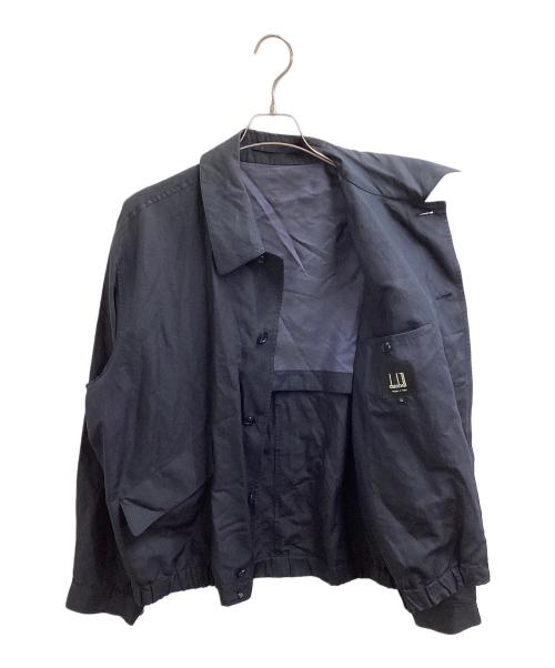 dunhill（ダンヒル）dunhill (ダンヒル) シルクリネンブルゾン/イタリア製 ネイビー サイズ:XLの古着・服飾アイテム