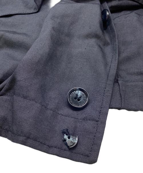 dunhill（ダンヒル）dunhill (ダンヒル) シルクリネンブルゾン/イタリア製 ネイビー サイズ:XLの古着・服飾アイテム