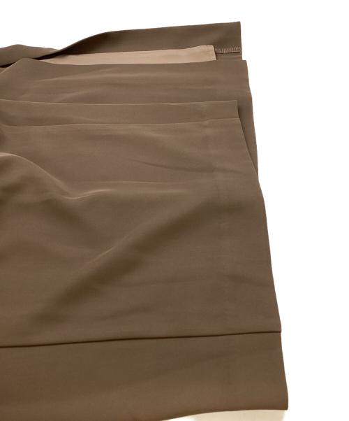HER LIP TO（ハーリップトゥ）Her lip to (ハーリップトゥ) Front Overlap Pants　/　1253303007 ブラウン サイズ:Mの古着・服飾アイテム