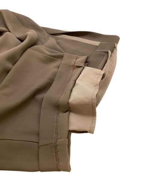HER LIP TO（ハーリップトゥ）Her lip to (ハーリップトゥ) Front Overlap Pants　/　1253303007 ブラウン サイズ:Mの古着・服飾アイテム