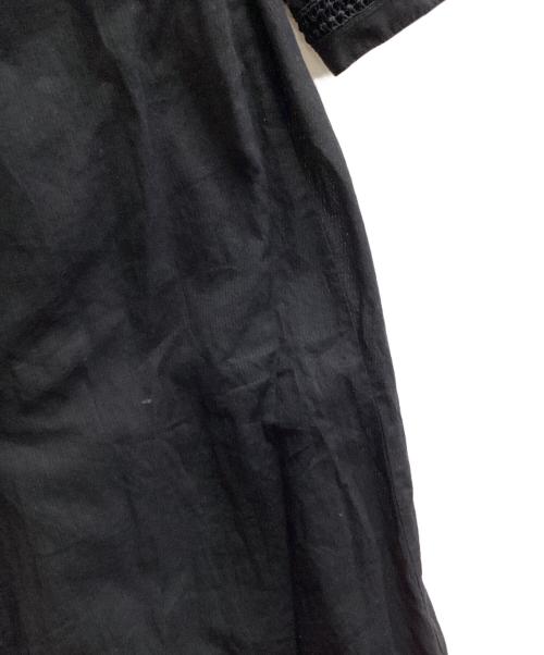 ne quittez pas（ヌキテパ）ne quittez pas (ヌキテパ) C.DOBBY LACE PANEL DRESS / 010422GB3 ブラック サイズ:表記なしの古着・服飾アイテム