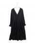 ne quittez pas (ヌキテパ) C.DOBBY LACE PANEL DRESS / 010422GB3 ブラック サイズ:表記なし：8000円