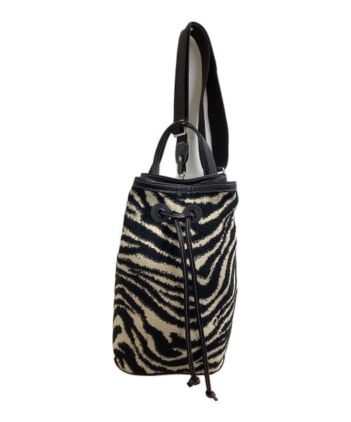 AVACATION（アヴァケーション）avacation (アヴァケーション) LIN ZEBRA Shoulder bag ホワイト×ブラックの古着・服飾アイテム