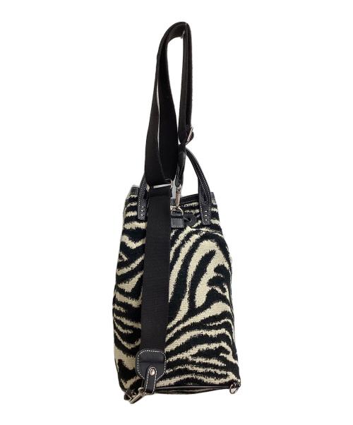 AVACATION（アヴァケーション）avacation (アヴァケーション) LIN ZEBRA Shoulder bag ホワイト×ブラックの古着・服飾アイテム