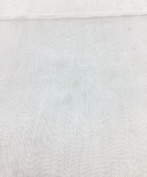 ISSEY MIYAKE（イッセイミヤケ）ISSEY MIYAKE (イッセイミヤケ) シアーノースリーブカットソー/銀タグ ホワイト サイズ:2の古着・服飾アイテム