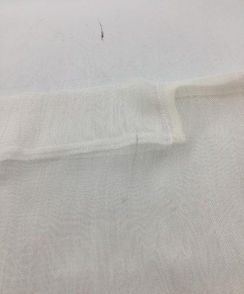 ISSEY MIYAKE（イッセイミヤケ）ISSEY MIYAKE (イッセイミヤケ) シアーノースリーブカットソー/銀タグ ホワイト サイズ:2の古着・服飾アイテム