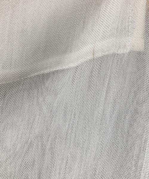 ISSEY MIYAKE（イッセイミヤケ）ISSEY MIYAKE (イッセイミヤケ) シアーノースリーブカットソー/銀タグ ホワイト サイズ:2の古着・服飾アイテム