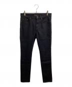 Saint Laurent Parisサンローランパリ）の古着「D02 M/SK-LW スキニーデニムパンツ / 527389 YO500」｜ブラック
