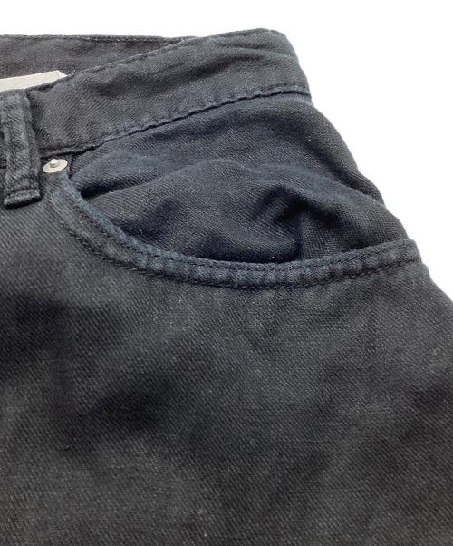 digawel（ディガウェル）DIGAWEL (ディガウェル) Puckering wide pants ブラック サイズ:2の古着・服飾アイテム