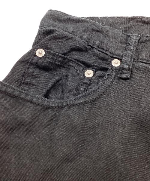 digawel（ディガウェル）DIGAWEL (ディガウェル) Puckering wide pants ブラック サイズ:2の古着・服飾アイテム
