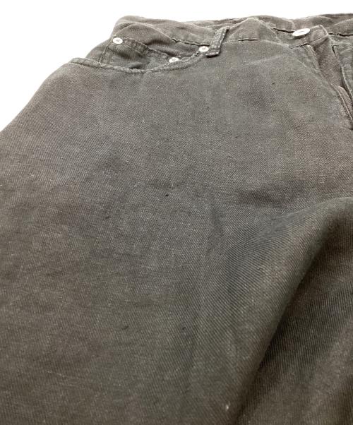 digawel（ディガウェル）DIGAWEL (ディガウェル) Puckering wide pants ブラック サイズ:2の古着・服飾アイテム