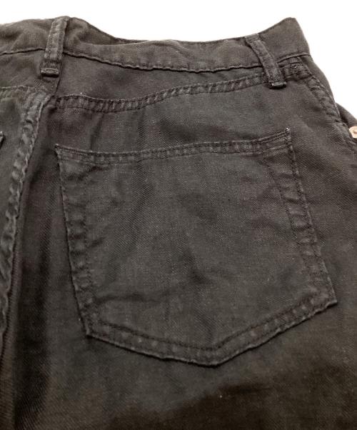 digawel（ディガウェル）DIGAWEL (ディガウェル) Puckering wide pants ブラック サイズ:2の古着・服飾アイテム